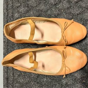 Loeffler Randall Leonie Caramel Ballet Flat- Size 7